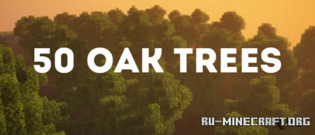 ������� 50 Oak Trees by PTDRV ��� Minecraft