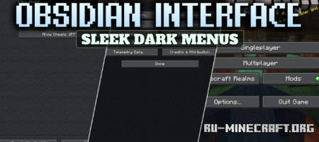 ������� Obsidian Interface ��� Minecraft 26.2