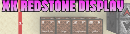 ������� XK Redstone Display ��� Minecraft 26.3