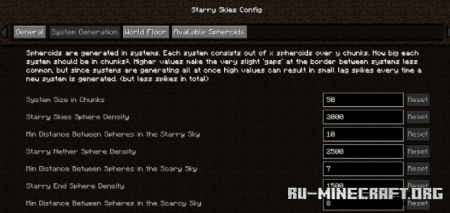������� Starry Skies ��� Minecraft 26.2