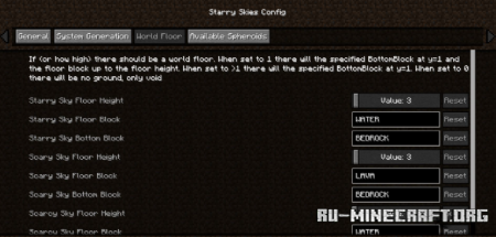 ������� Starry Skies ��� Minecraft 26.2