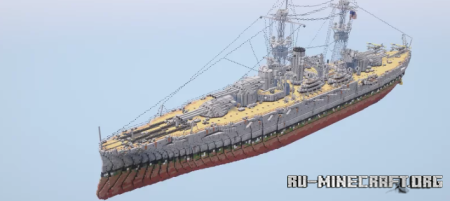 ������� USS Arizona (BB-39) 1925 Pennsylvania ��� Minecraft