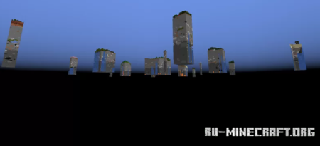 ������� Floating Chunks Large Survival Map ��� Minecraft