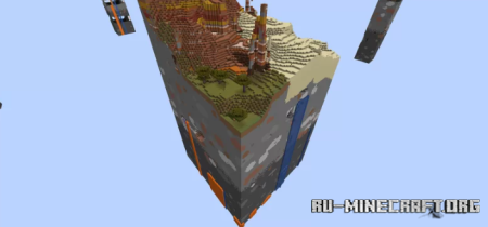 ������� Floating Chunks Large Survival Map ��� Minecraft