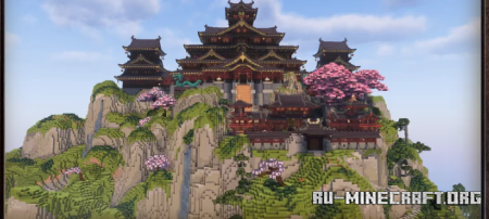 ������� Asian (Japanese/Chinese) Fantasy Castle ��� Minecraft