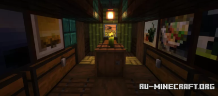 ������� Overgrown, flood secure house ��� Minecraft