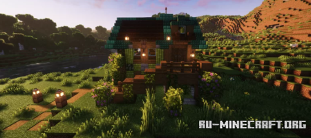������� Overgrown, flood secure house ��� Minecraft