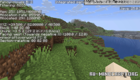 ������� Clean F3 ��� Minecraft 26.2