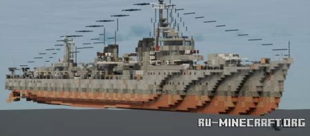 ������� Japanese Destroyer Yukikaze ��� Minecraft
