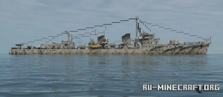 ������� Japanese Destroyer Yukikaze ��� Minecraft
