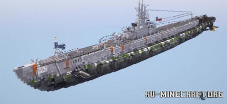 ������� USS Drum (SS-228) Gato-Class Submarine ��� Minecraft