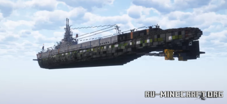 ������� USS Drum (SS-228) Gato-Class Submarine ��� Minecraft