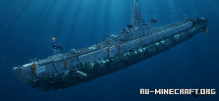 ������� USS Drum (SS-228) Gato-Class Submarine ��� Minecraft