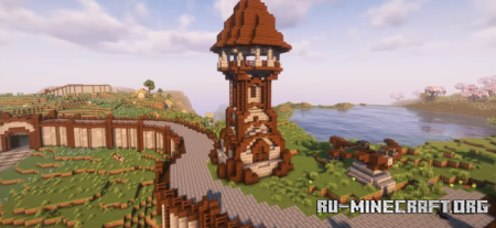 ������� Big fantasy medieval tower by grano ��� Minecraft