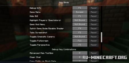 ������� Thorough Keybindings ��� Minecraft 26.3