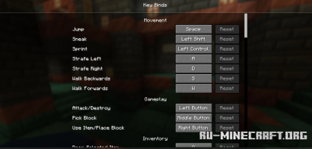 ������� Thorough Keybindings ��� Minecraft 26.3