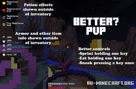 ������� Better PvP ��� Minecraft 26.3