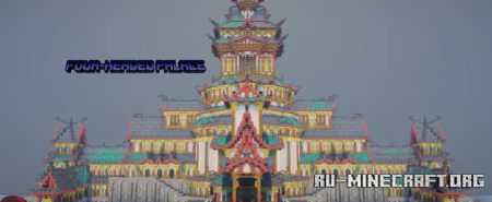 ������� Asian Four-headed Palace ��� Minecraft
