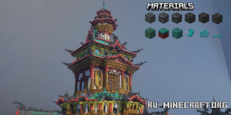 ������� Asian Four-headed Palace ��� Minecraft