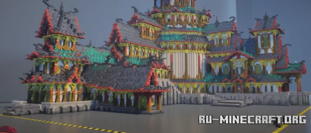 ������� Asian Four-headed Palace ��� Minecraft