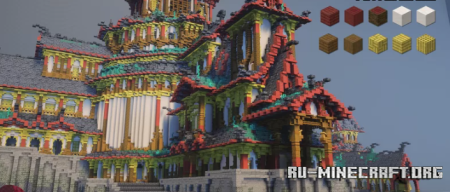������� Asian Four-headed Palace ��� Minecraft