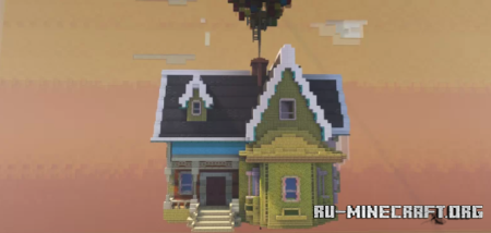 ������� Disney Pixar Up House ��� Minecraft