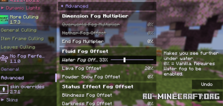 ������� No Fog Perfected ��� Minecraft 26.3