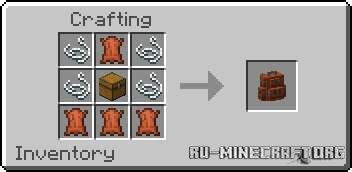 Скачать Вместительный Рюкзак для Minecraft PE 26.30 Скачать Вместительный Рюкзак для Minecraft PE 26.30