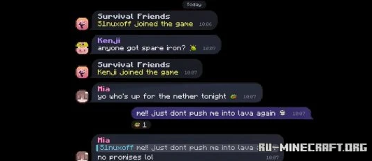 Скачать InGame Messenger для Minecraft 1.19.2