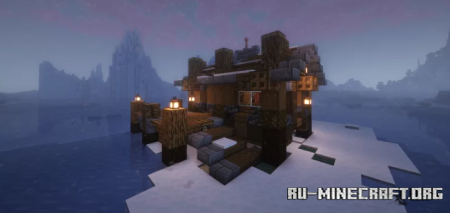 ������� Winter Lake Hut ��� Minecraft