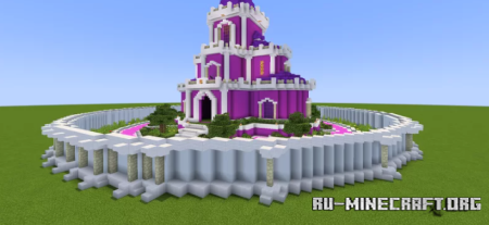 ������� Small Fantasy Purple Castle ��� Minecraft