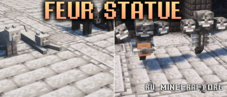 ������� Feur Statue ��� Minecraft 1.21.1