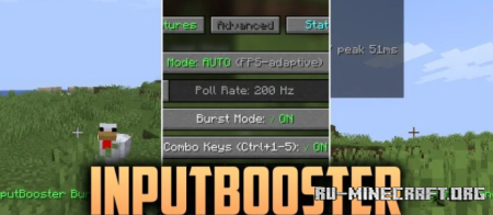 ������� Inputbooster ��� Minecraft 26.3
