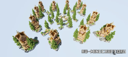 ������� 34 Skywars maps by Horace Creations ��� Minecraft