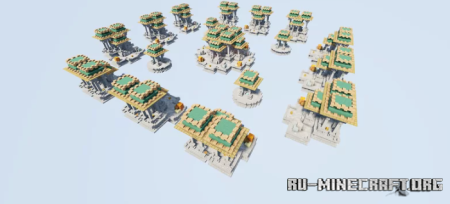 ������� 34 Skywars maps by Horace Creations ��� Minecraft