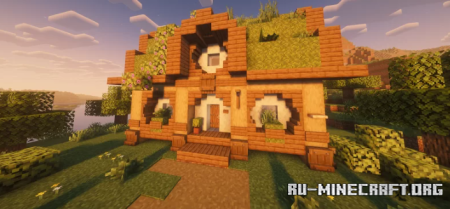 ������� Small Mossy Cottage By Whimsyy ��� Minecraft