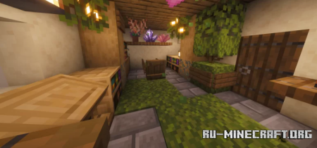 ������� Small Mossy Cottage By Whimsyy ��� Minecraft