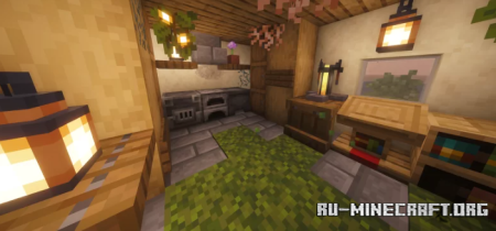 ������� Small Mossy Cottage By Whimsyy ��� Minecraft