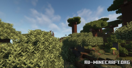 ������� Xali�s Bushy Leaves ��� Minecraft 1.20