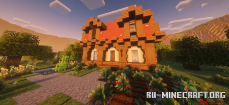 ������� Small Strawberry Cottage ��� Minecraft