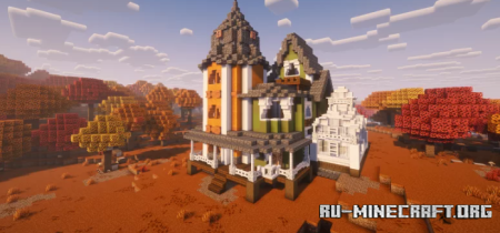 ������� Victorian Fall House Exterior ��� Minecraft