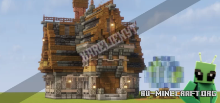 ������� Wayfarer's Lodge - Starter Manor ��� Minecraft