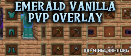 ������� Emerald Vanilla PvP Overlay ��� Minecraft 1.21