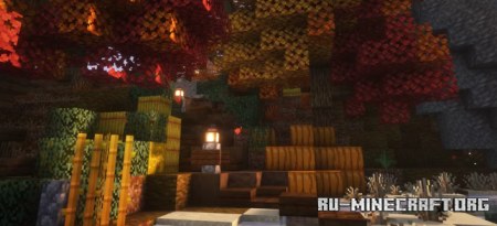 ������� 50 Autumn Oak Trees ��� Minecraft