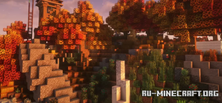 ������� 50 Autumn Oak Trees ��� Minecraft