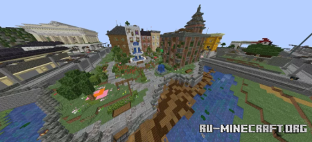 ������� City, buildings by 3a9z ��� Minecraft