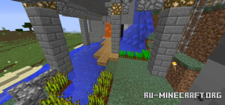 ������� House Waterfall ��� Minecraft
