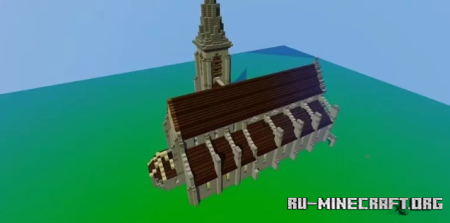 ������� Bagneux Eglise Saint Hermeland France ��� Minecraft